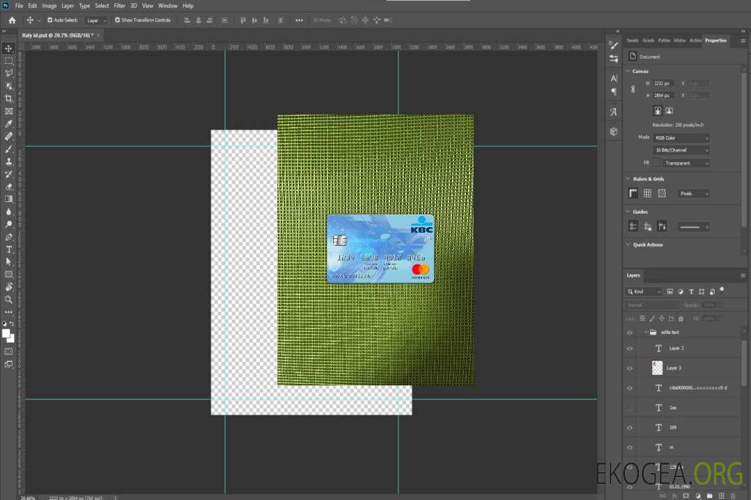 Belgique KBC banque mastercard photolook recto template Belgique KBC banque mastercard photolook recto template